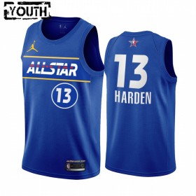 Maillot Basket Enfant Brooklyn Nets James Harden 13 2021 All-Star Jordan Brand Bleu Swingman